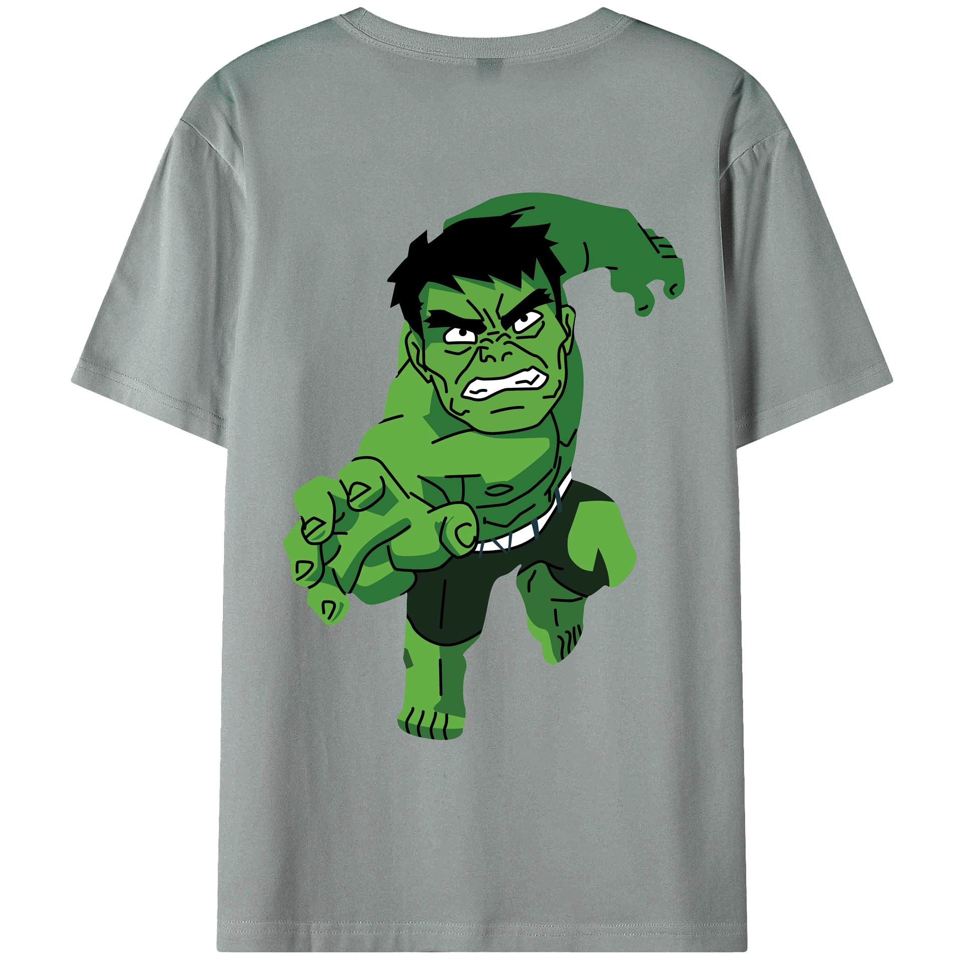 （画像用） アベンジャーズ The Avengers 綿100％ メンズ半袖Tシャツ（バックプリント） 通気性